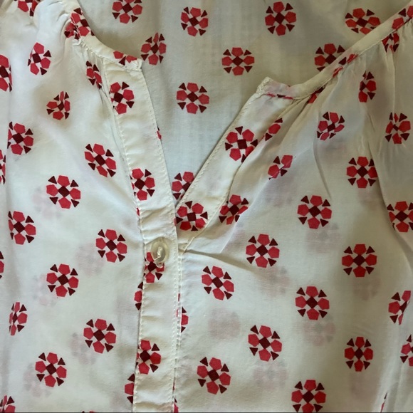 Old Navy Short Sleeves Button Front Shirt Size Medium - Picture 7 of 11